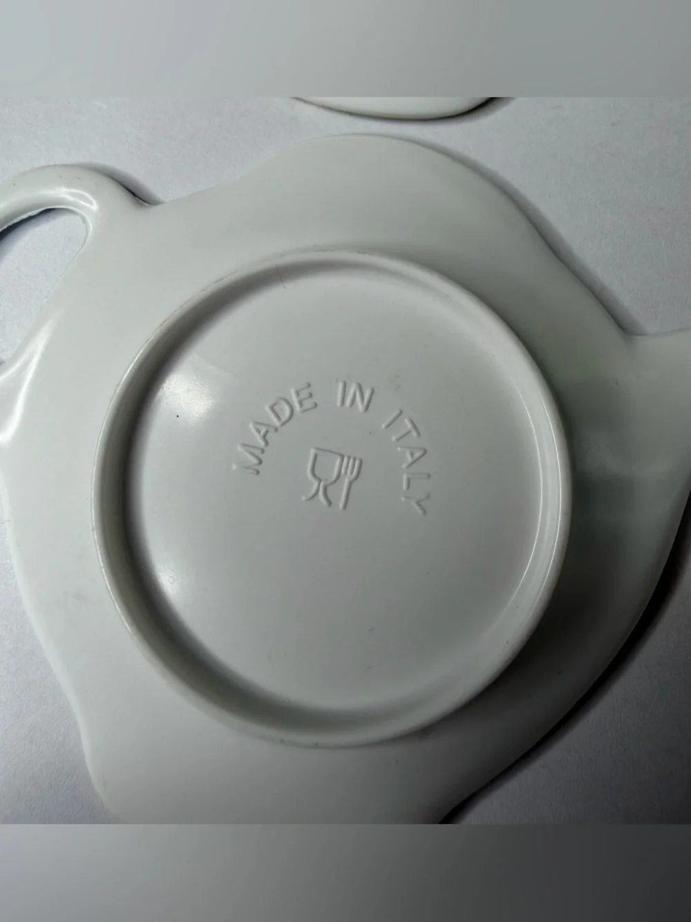 Vintage Melamine Tea Bag Holder Set of 4 Made in Italy EUC
